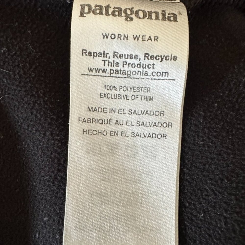 Patagonia Mens Full Zip Hoodie, Tech Fleece, Black, L - Picture 9 of 10